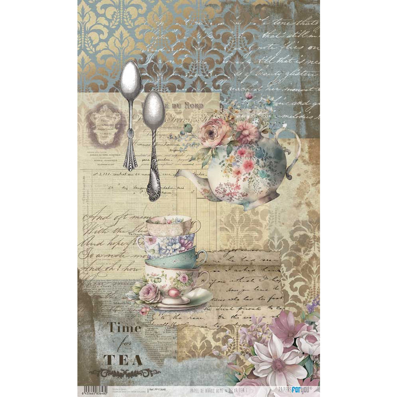 PAPEL ARROZ 54x33 25-30g HOME & DECO TEA