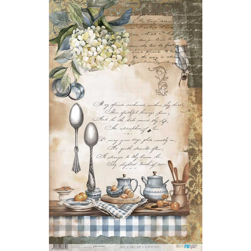 papel de arroz kitchen papers for you home & deco