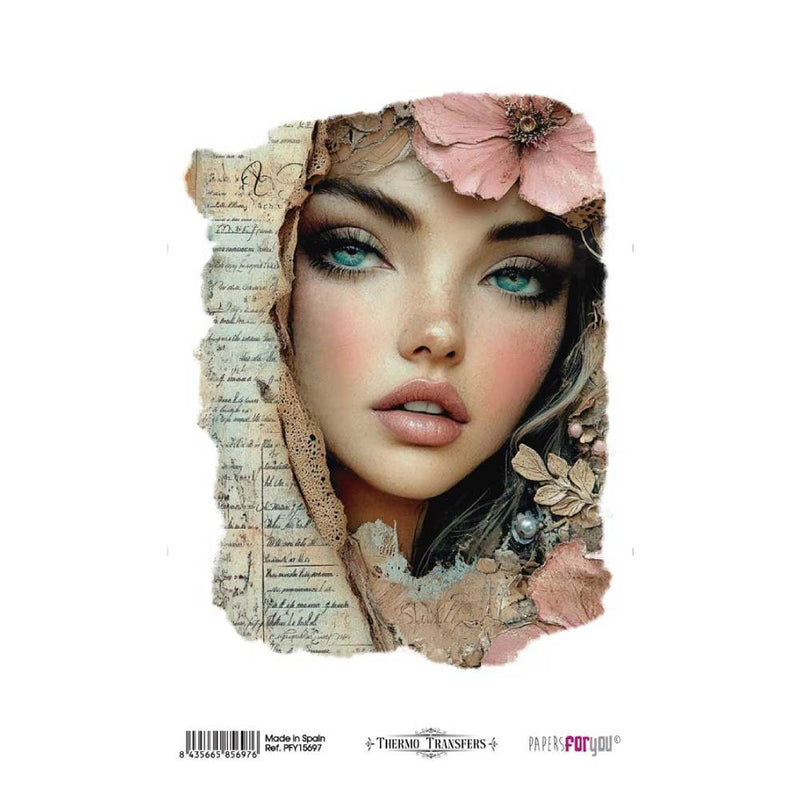 Thermo Transfers 20x30 8x12  1 Hoja (Girl VIII)