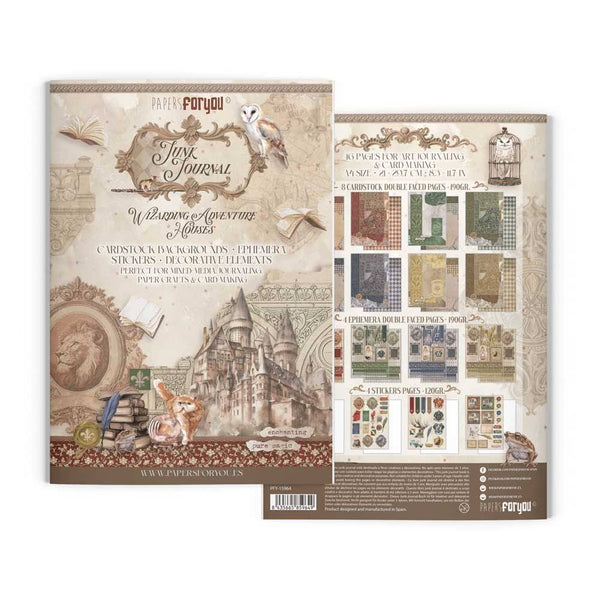 JUNK JOURNAL WIZARDING HOUSES
