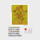 Layers Of Diamonds canvas 40X50 Kit Sunflowers