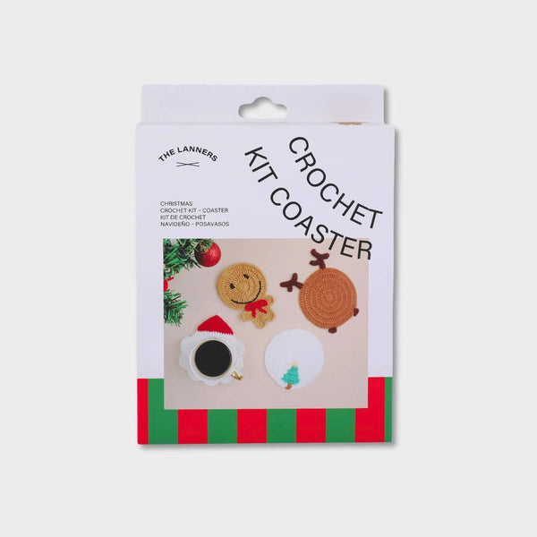  Kit de Crochet para Hacer Posavasos Navideños The  Lanners