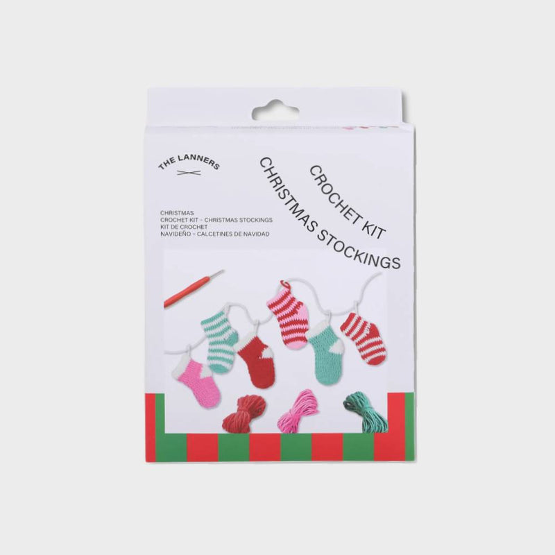  Kit de Crochet para Hacer Calcetines de Navidad The Lanners