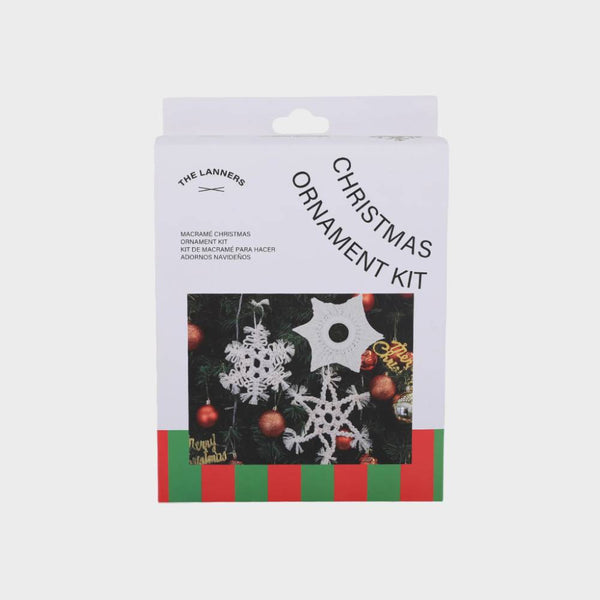 Kit de Macramé para Hacer Adornos Navideños The Lanners