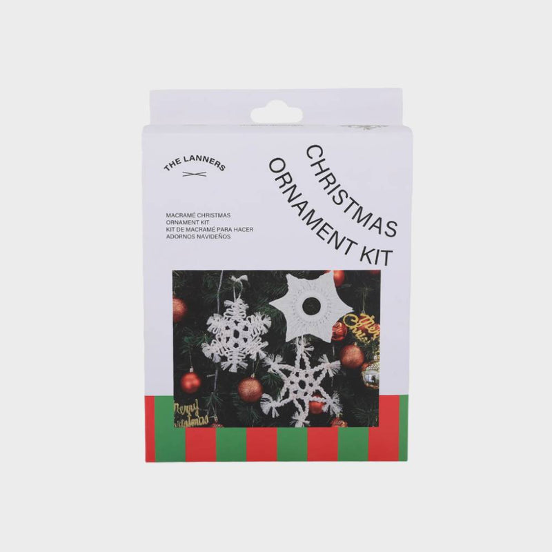 Kit de Macramé para Hacer Adornos Navideños The Lanners