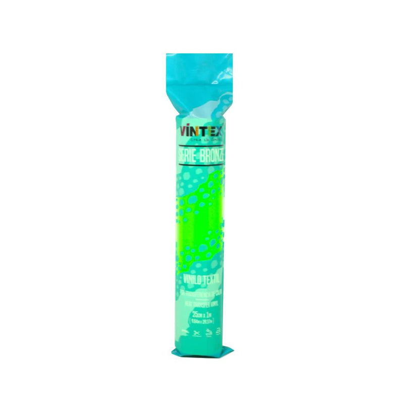 VINILO TEXTIL VINTEX BRONZ 1m.x25cm. VERDE FLUOR