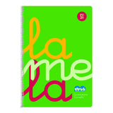 Cuaderno Fº Lamela Plastic - C 5  - 80 hojas - 90 grs -Verde