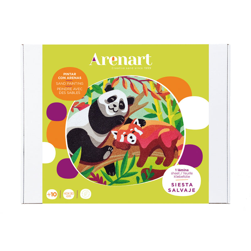 KIT ARENART SIESTA SALVAJE, PANDA Y ZORRO