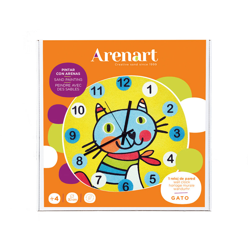 KIT ARENART RELOJ GATO