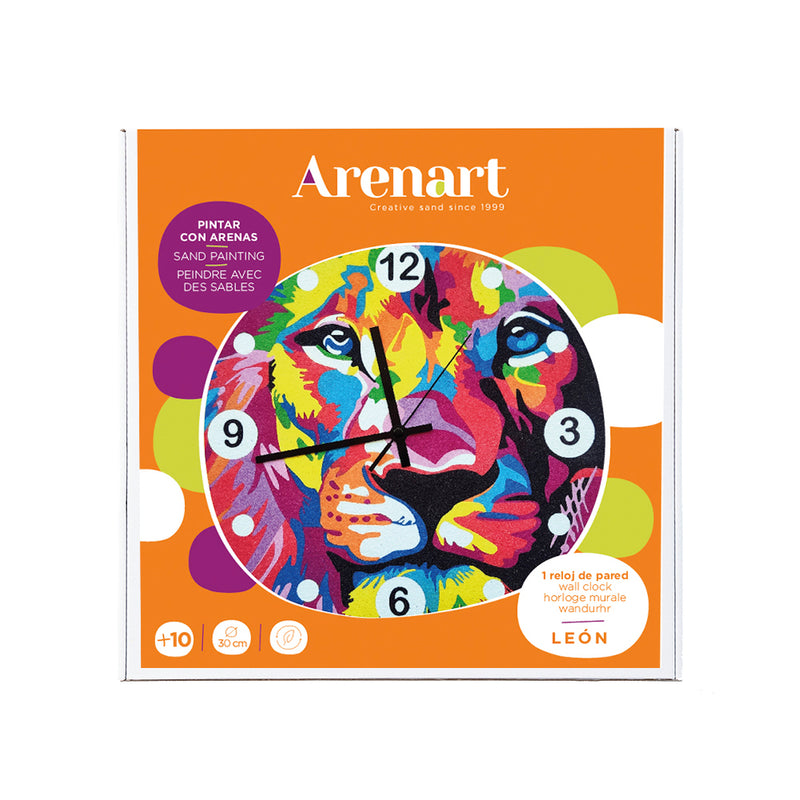 KIT ARENART RELOJ LEÓN POP ART