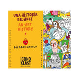 póster gigante para colorear una historia del arte