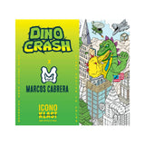póster para pintar dino crash marcos cabrera iconoklast