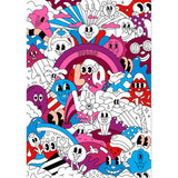 póster gigante para pintar adultos iconoklast spread love