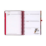 agenda diaria para 2027 mr wonderful granate full aesthetic