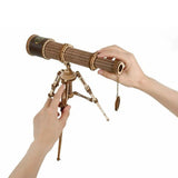 MAQUETA DE MADERA TELESCOPIO