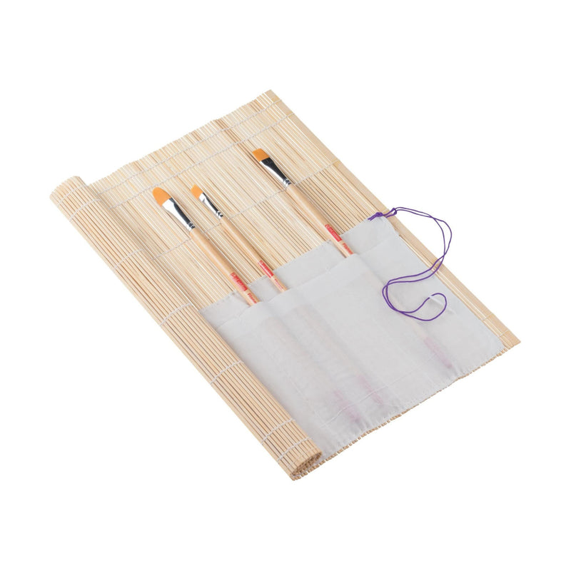 Talens Esterilla Pinceles Bambu Con Bolsa 33,5x36cm