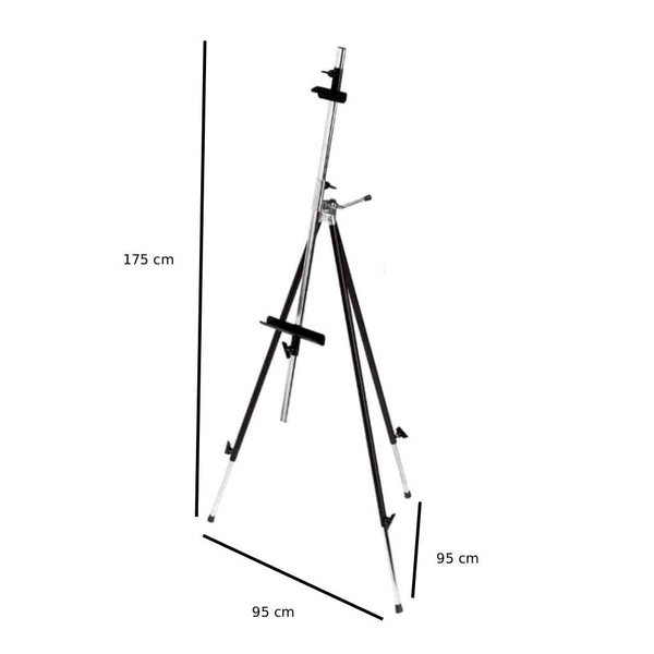 caballete tripode de aluminio talens medidas en centímetros
