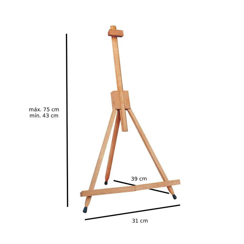 caballete sobre mesa ananke art creation medidas en centimetros