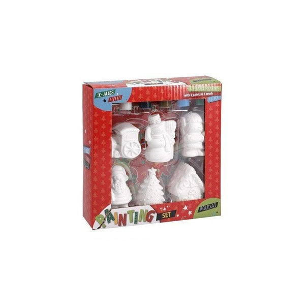 set de figuras de escayola navidad para pintar koopman