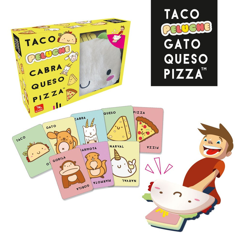 Juego Taco Peluche Cabra Queso Pizza