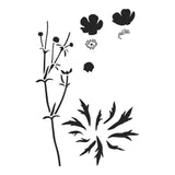 Plantilla Stencil A4 Ramas Colección Botánica Artemio