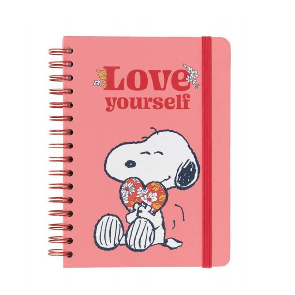 Cuaderno Tapa Forrada A5 Snoopy Love Yourself