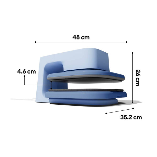 dimensiones de la plancha autopress cricut