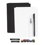 contenido del kit de acuarelas creativ
