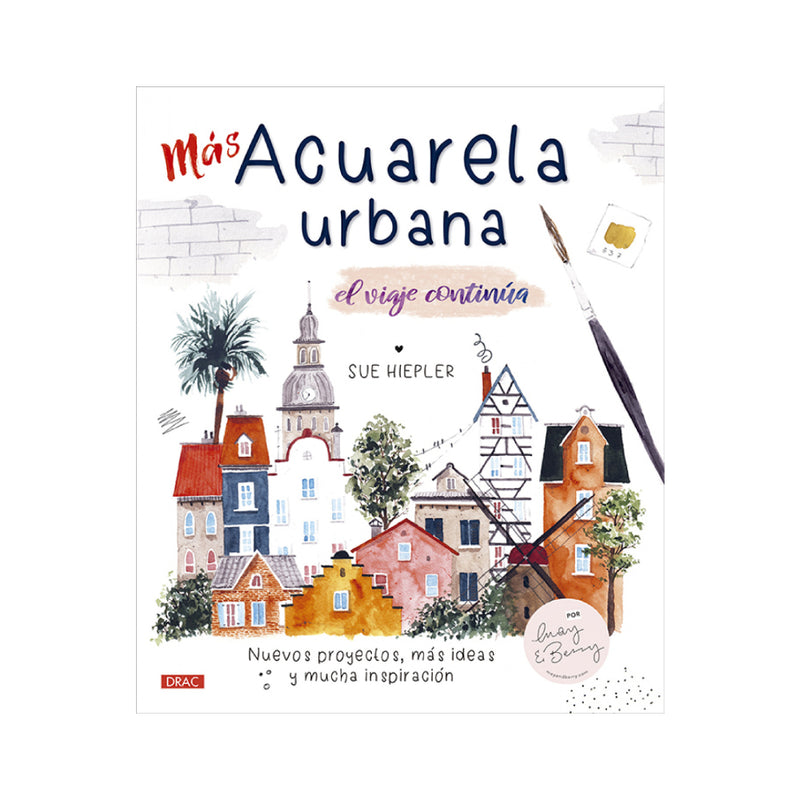 Más acuarela urbana editorial el drac