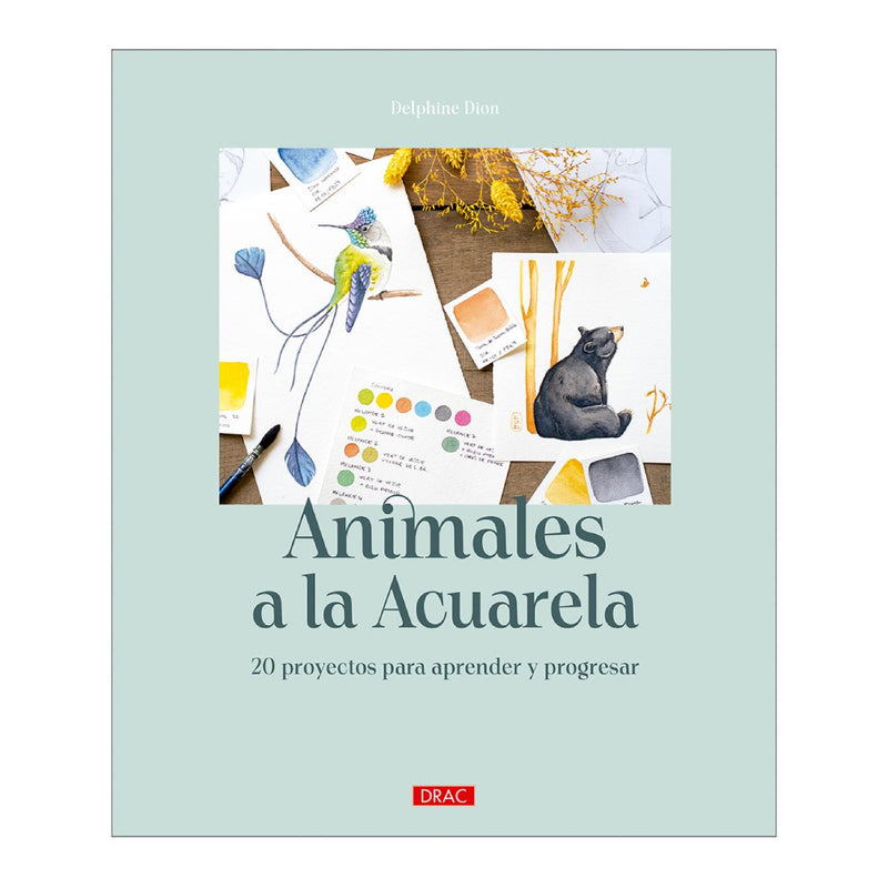Animales a la acuarela libro editorial el drac