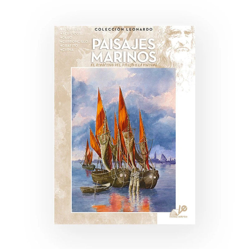 Vinciana Libro Paisajes Marinos N27 Coleccion Leonardo