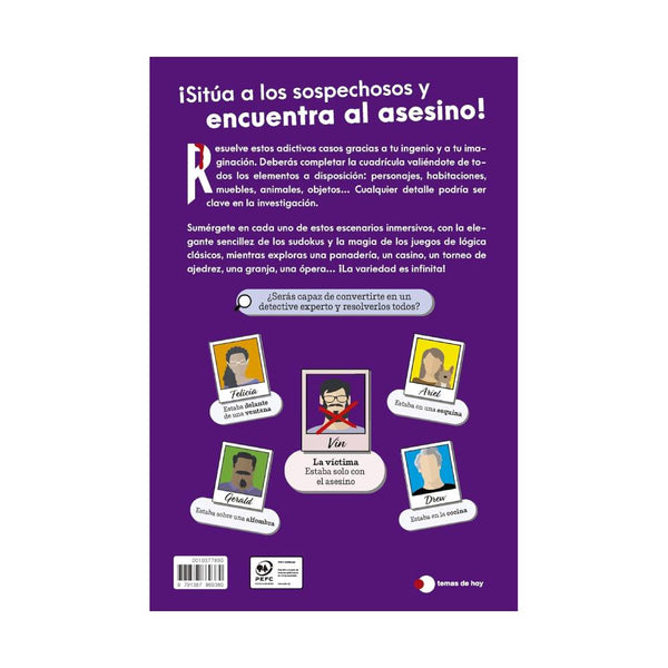 murdoku libro acertijos y problemas milbby