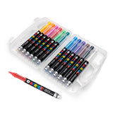 set de 24 rotuladores acrílicos alex bg punta de pincel 