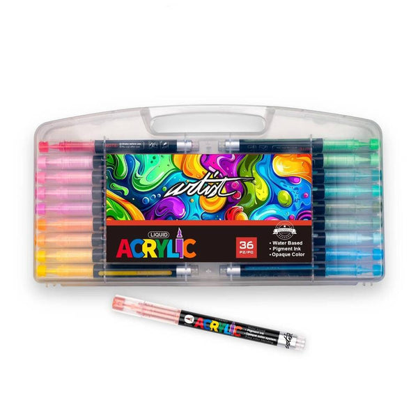set de 36 rotuladores acrílicos alex bog artist