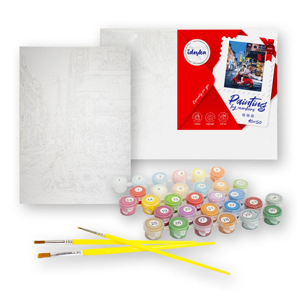 Pintar por Números La Noche Estrellada Van Gogh Ideyka