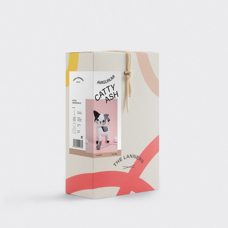 tejer amigurumi de gato kit completo the lanners