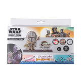 star wars crystal art buddies XL mandalorian y gorgu