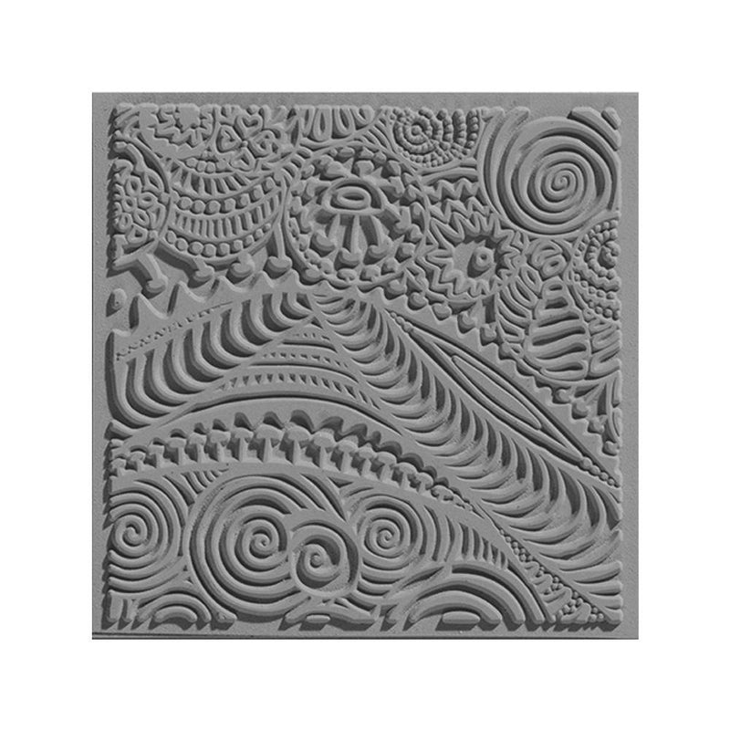placa de textura diseño freestyle 9x9 cm cernit