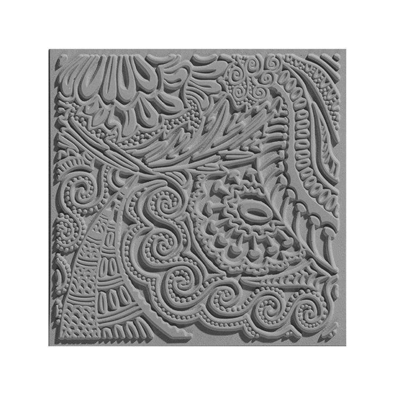 placa de textura caucho flexible 9x9 cm cernit moments