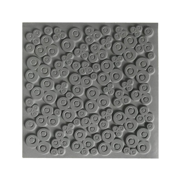 placa de textura 9x9 cm clovers cernit