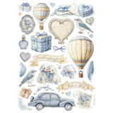 Papel de Arroz A4 Timeless Stamperia