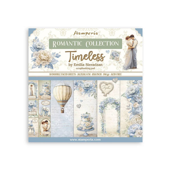 Bloc Scrapbooking 10 Hojas Timeless Stamperia