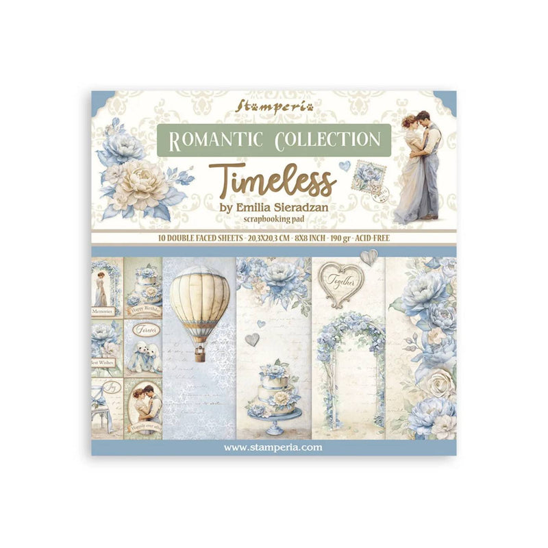 Bloco de Scrapbooking 10 Folhas Timeless Stamperia