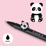 boligrafo de gel tinta negra panda legami