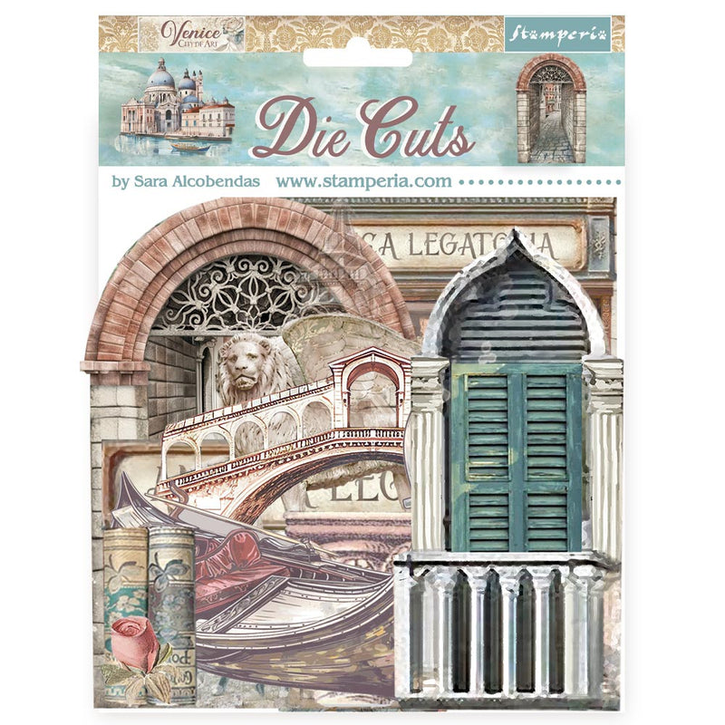 stamperia die cuts venecia city of art