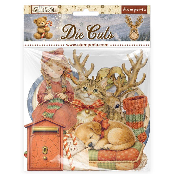 Die cuts surtido- Silent Night