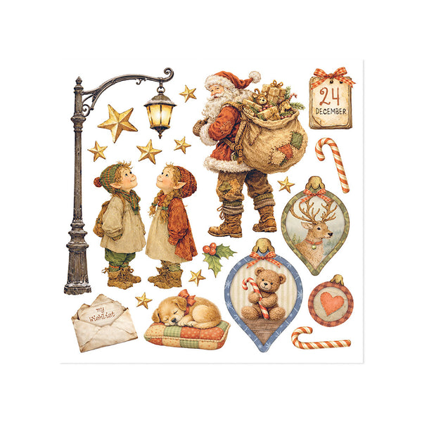 Set Transferibles Rub-On Silent Night Stamperia