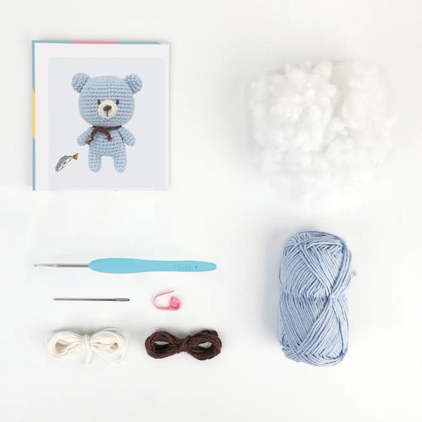 Kit Amigurumi Urso Âncora Bobby