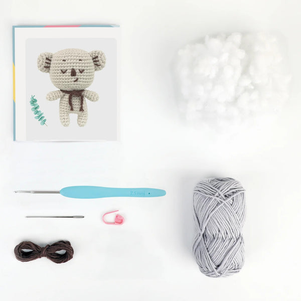 Amigurumi Kit Kai, o Koala Âncora