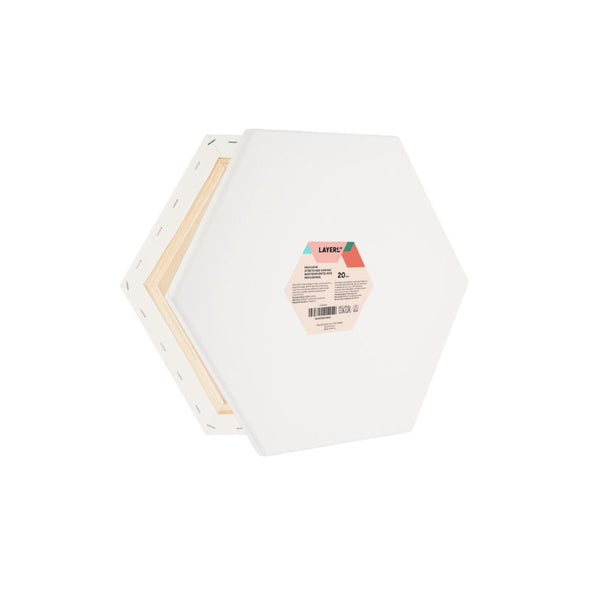 Lienzo Hexagonal 20 cm Layers Of